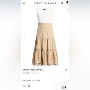 Veronica Beard Amaia Eyelet Dress
